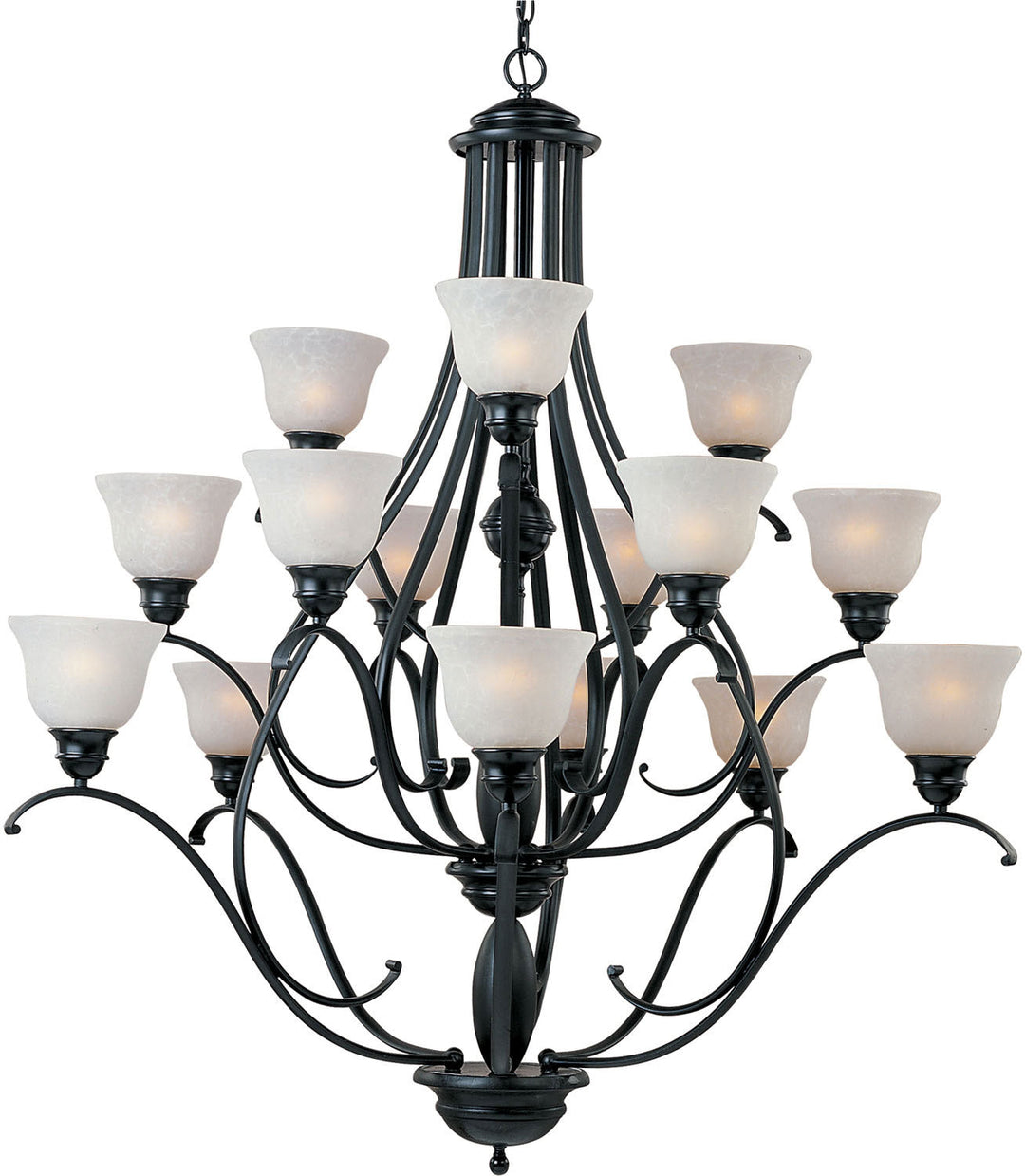 Maxim Linda 11809ICBK Chandelier Light - Black