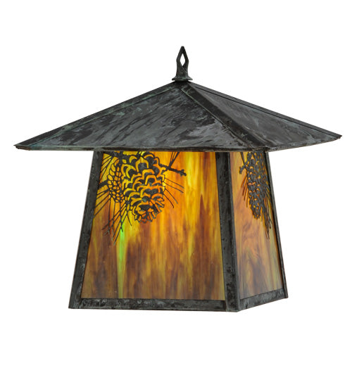 Meyda Tiffany Lighting 146359 Stillwater Shade Lamp Shade Bronze / Dark