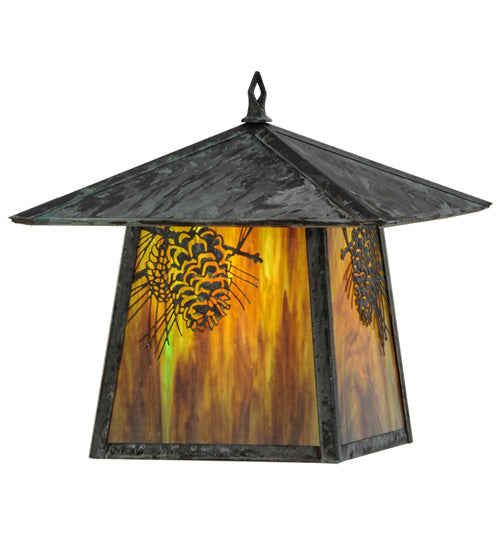 Meyda Tiffany Lighting 146359 Stillwater Shade Lamp Shade Bronze / Dark