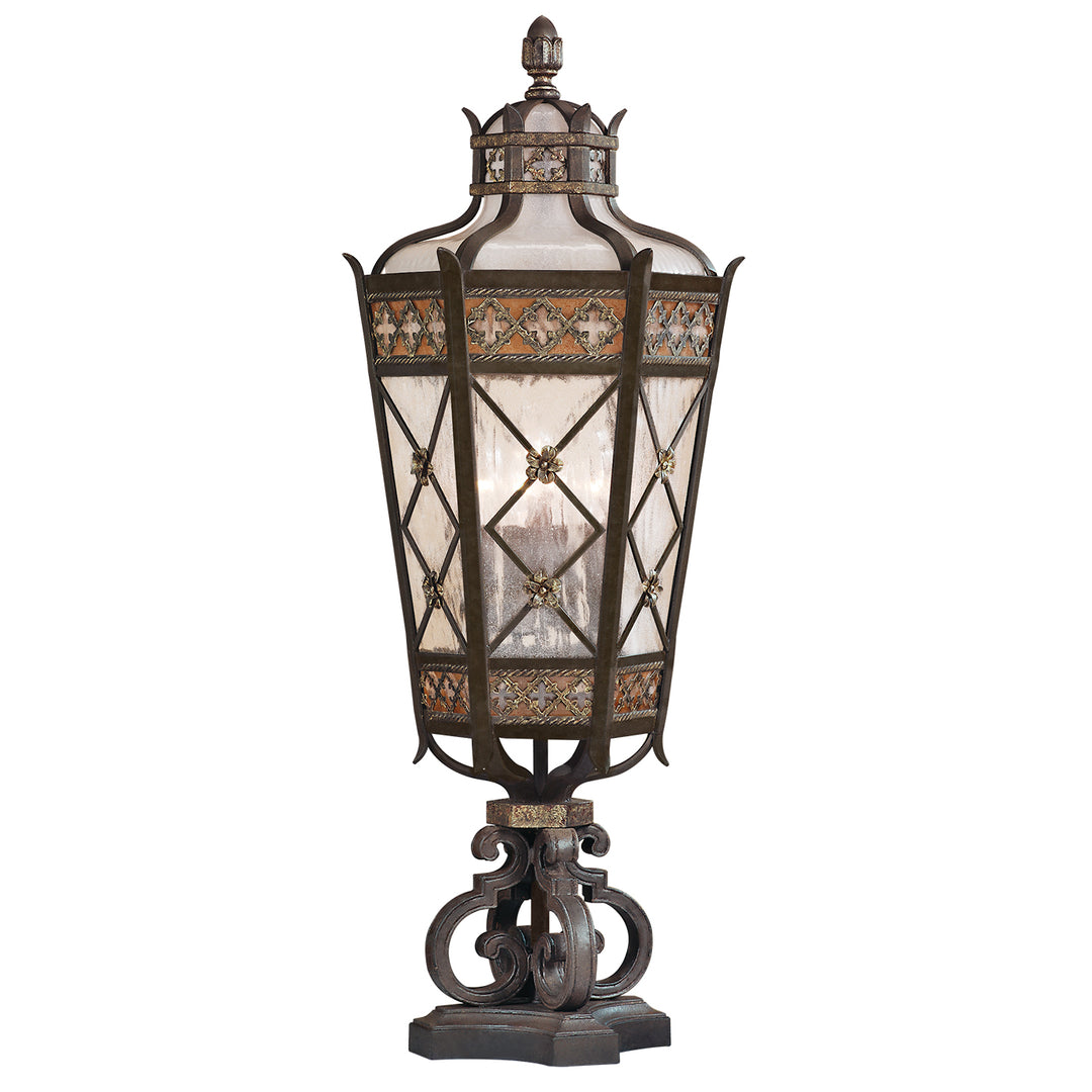 Fine Art Lighting 403983ST Chateau Outdoor Five Light Outdoor Pier Mount Outdoor Bronze / Dark