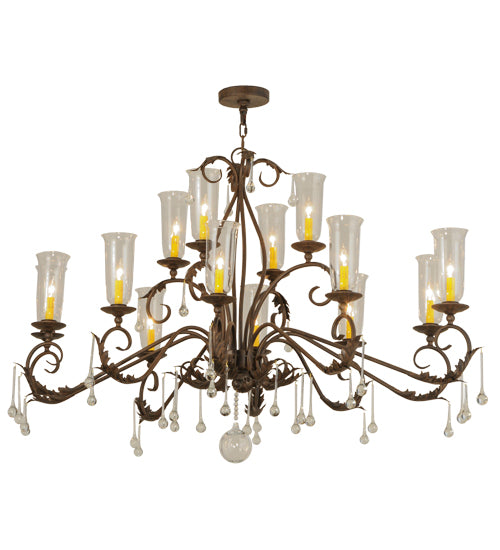 Meyda Tiffany Windsor 146948 Chandelier Light - Rust