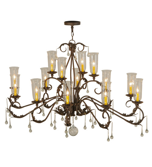 Meyda Tiffany Windsor 146948 Chandelier Light - Rust
