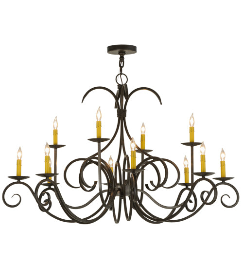 Meyda Tiffany Cypress 146968 Chandelier Light - Timeless Bronze
