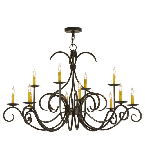 Meyda Tiffany Cypress 146968 Chandelier Light - Timeless Bronze