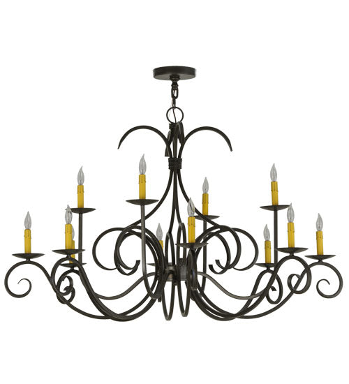 Meyda Tiffany Cypress 146968 Chandelier Light - Timeless Bronze