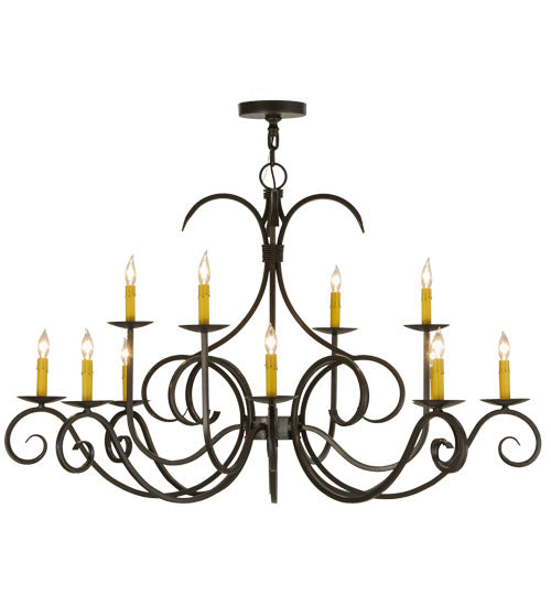 Meyda Tiffany Cypress 146968 Chandelier Light - Timeless Bronze