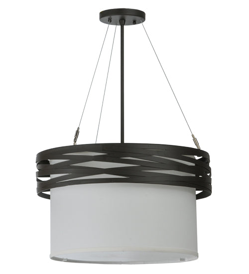 Meyda Tiffany Cilindro 147209 Pendant Light - Oil Rubbed Bronze