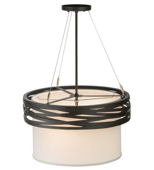Meyda Tiffany Cilindro 147209 Pendant Light - Oil Rubbed Bronze