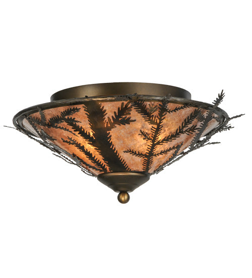 Meyda Tiffany Pine Branch 147431 Ceiling Light - Antique Copper