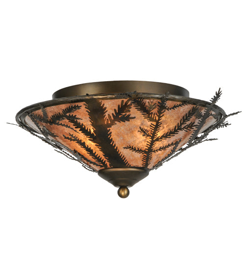 Meyda Tiffany Pine Branch 147431 Ceiling Light - Antique Copper