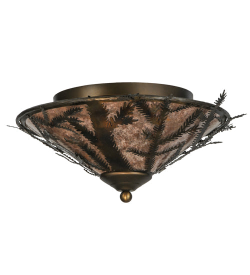 Meyda Tiffany Pine Branch 147431 Ceiling Light - Antique Copper