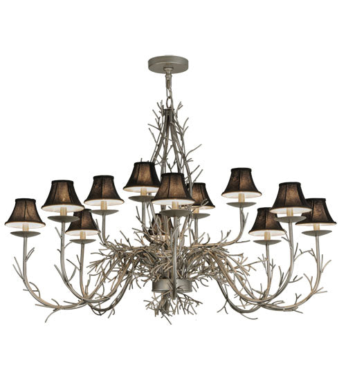 Meyda Tiffany Twigs 147591 Chandelier Light - Nickel
