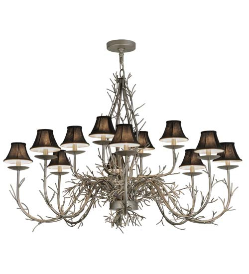 Meyda Tiffany Twigs 147591 Chandelier Light - Nickel