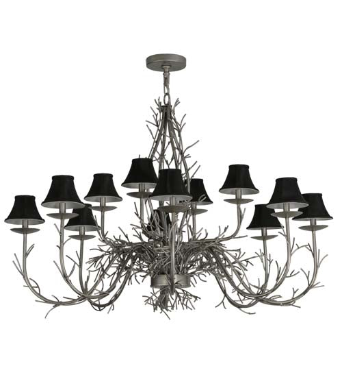 Meyda Tiffany Twigs 147591 Chandelier Light - Nickel