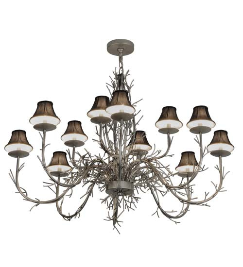 Meyda Tiffany Twigs 147591 Chandelier Light - Nickel