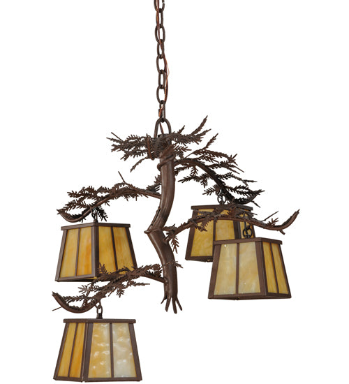 Meyda Tiffany Pine Branch 147619 Chandelier Light - Custom