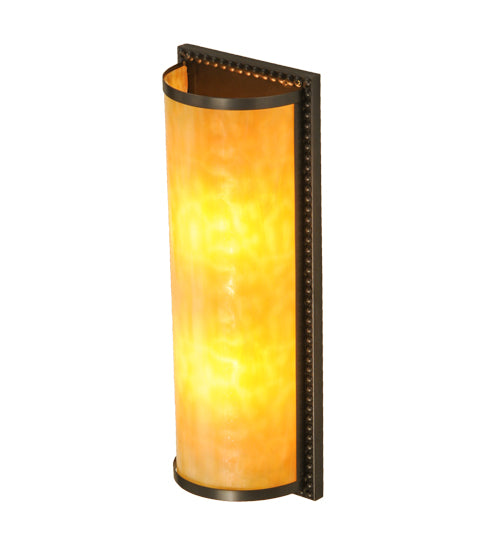 Meyda Tiffany Cilindro 147740 Wall Light - Craftsman Brown