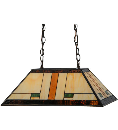 Meyda Tiffany Manhattan 147783 Pendant Light - Oil Rubbed Bronze
