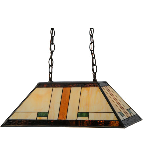 Meyda Tiffany Manhattan 147783 Pendant Light - Oil Rubbed Bronze