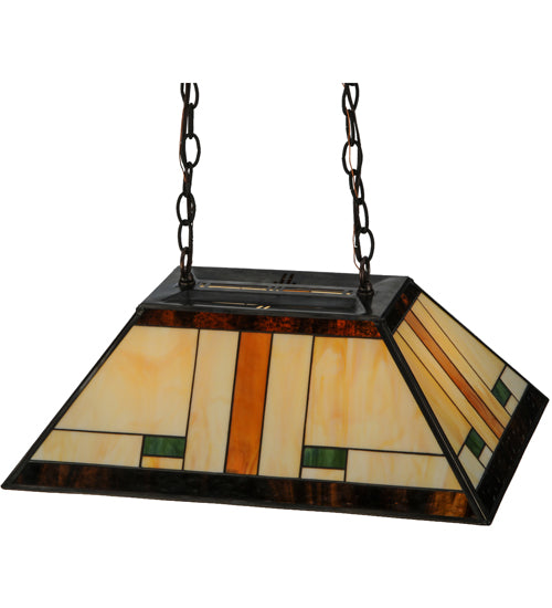 Meyda Tiffany Manhattan 147783 Pendant Light - Oil Rubbed Bronze