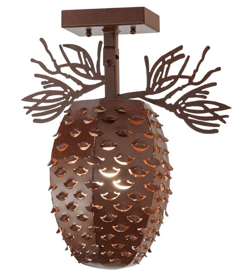 Meyda Tiffany Stoneycreek 147789 Ceiling Light - Rust