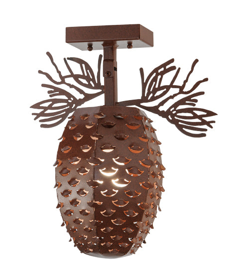 Meyda Tiffany Stoneycreek 147789 Ceiling Light - Rust