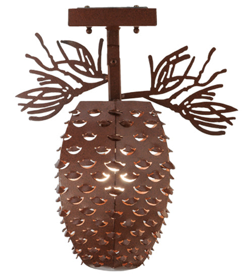 Meyda Tiffany Stoneycreek 147789 Ceiling Light - Rust