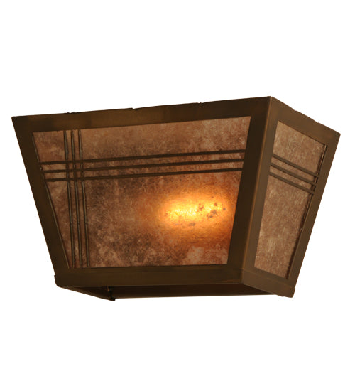 Meyda Tiffany Triangulator 147822 Wall Light - Antique Copper