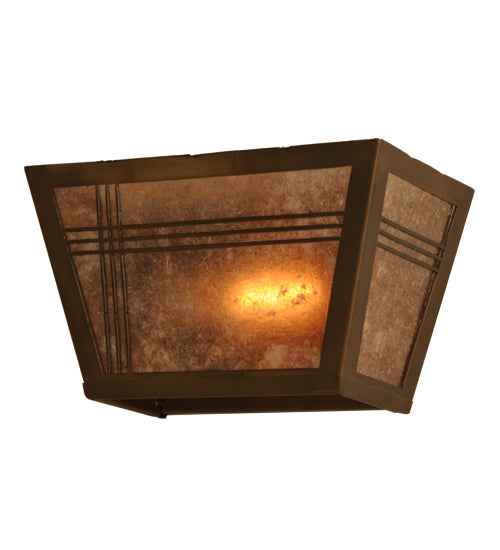 Meyda Tiffany Triangulator 147822 Wall Light - Antique Copper