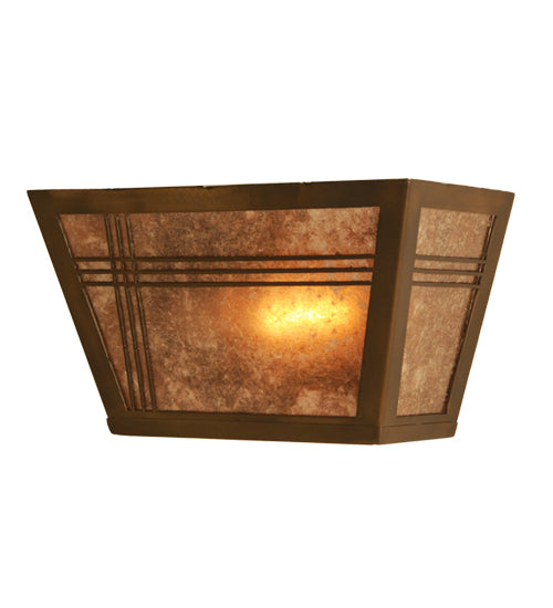 Meyda Tiffany Triangulator 147822 Wall Light - Antique Copper