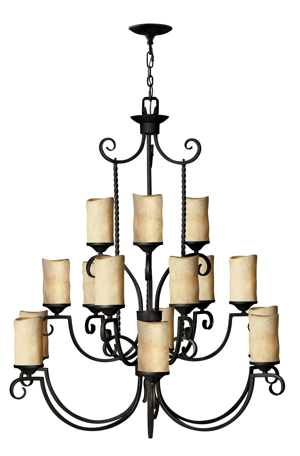 Hinkley Casa 4019OL Chandelier Light - Olde Black