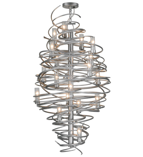 Meyda Tiffany Cyclone 148175 Chandelier Light - Pewter,Custom