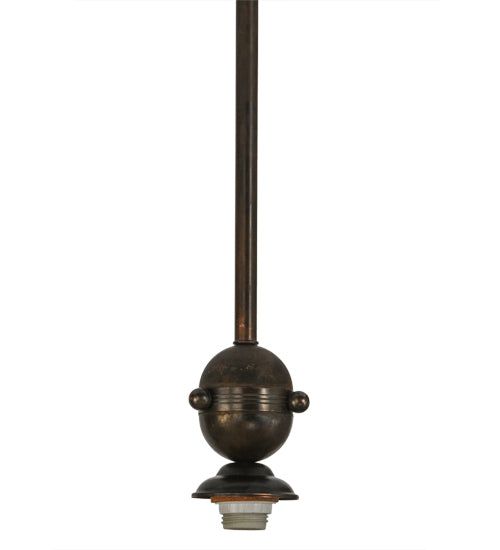 Meyda Tiffany Lighting 74257 Revival One Light Pendant Hardware Utility Light Copper/Antique/Verde