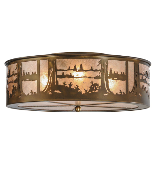 Meyda Tiffany Quiet Pond 148476 Ceiling Light - Antique Copper