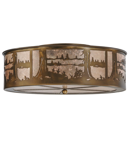 Meyda Tiffany Quiet Pond 148476 Ceiling Light - Antique Copper