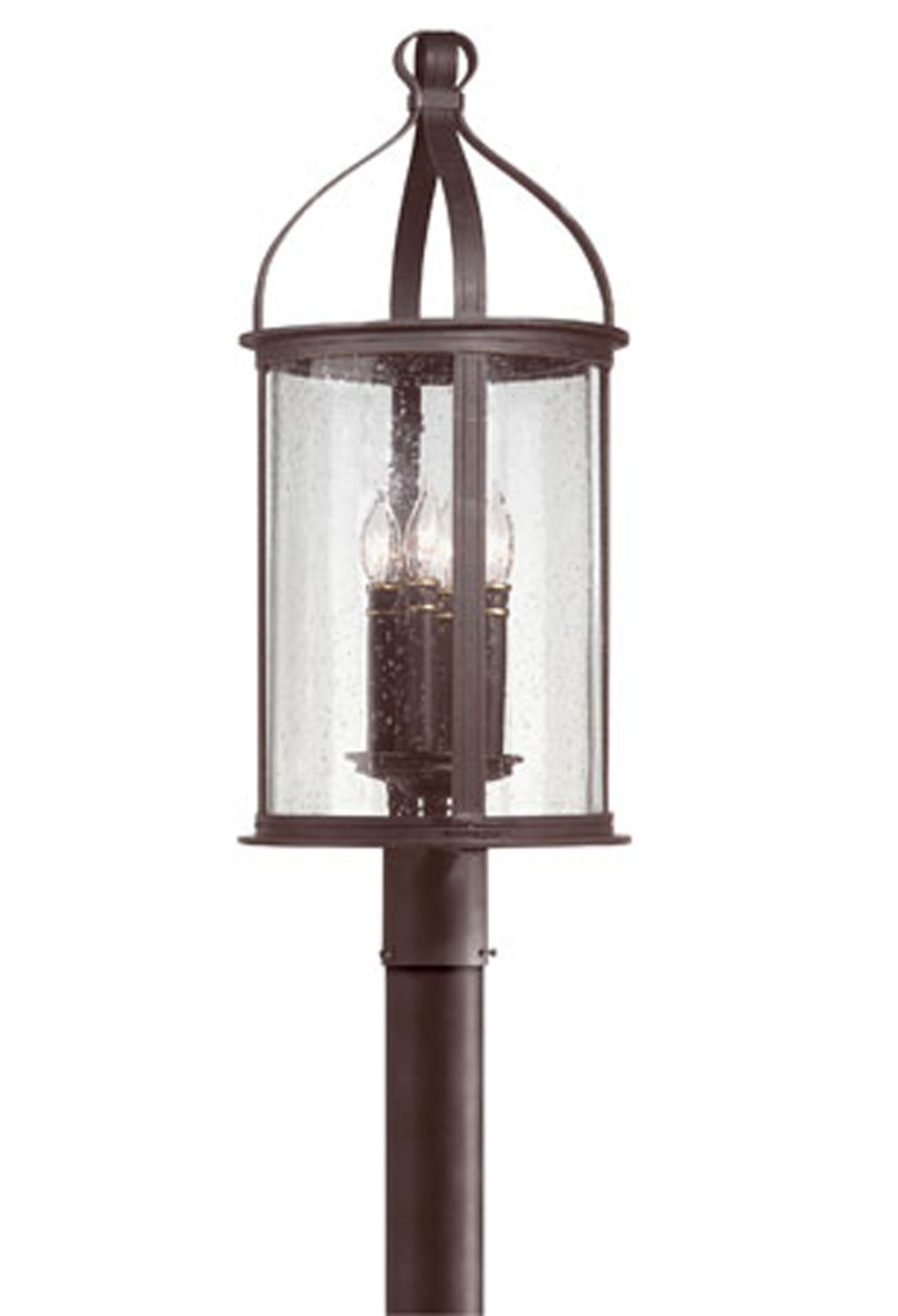 Troy Lighting P9475FBK Scarsdale Four Light Post Lantern Outdoor Bronze / Dark