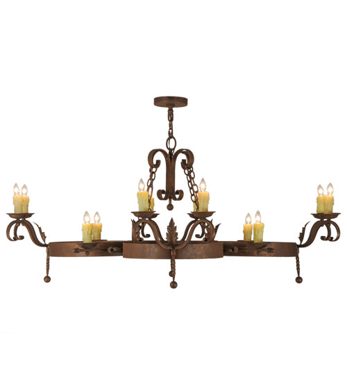 Meyda Tiffany Andorra 148577 Chandelier Light - Rust,Antique