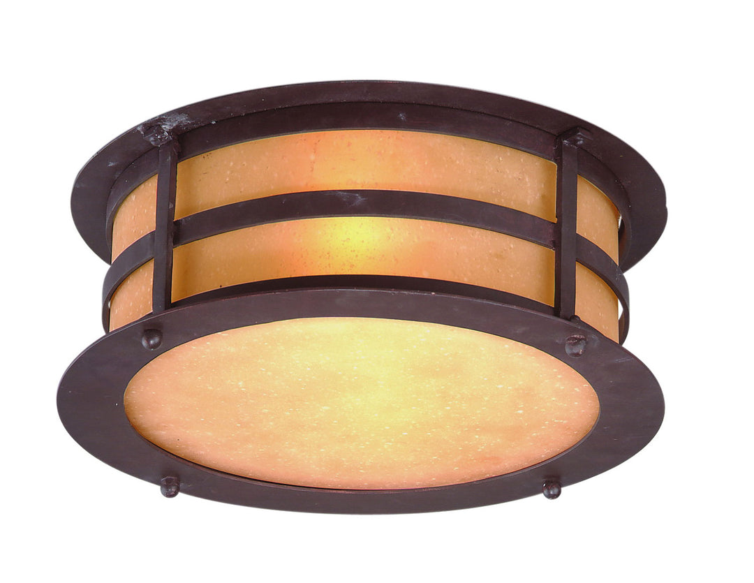 Troy Lighting C9251NB Aspen Two Light Flush Mount Outdoor Bronze / Dark
