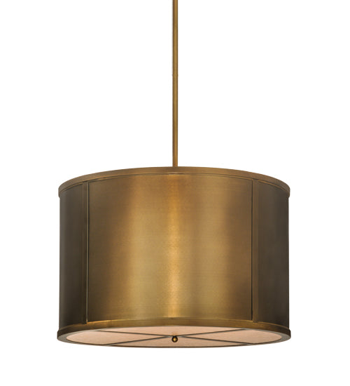 Meyda Tiffany Drum 148673 Pendant Light - Antique Copper