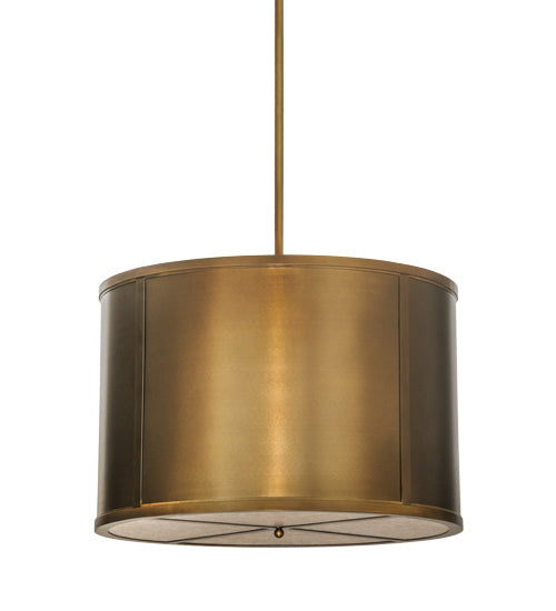 Meyda Tiffany Drum 148673 Pendant Light - Antique Copper