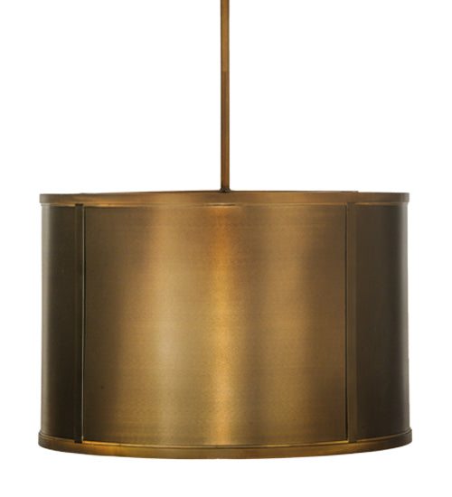 Meyda Tiffany Drum 148673 Pendant Light - Antique Copper