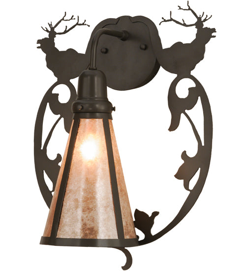 Meyda Tiffany Wild Elks 148884 Wall Light - Timeless Bronze