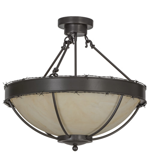 Meyda Tiffany Barbed Wire 148915 Ceiling Light - Timeless Bronze