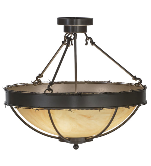 Meyda Tiffany Barbed Wire 148915 Ceiling Light - Timeless Bronze