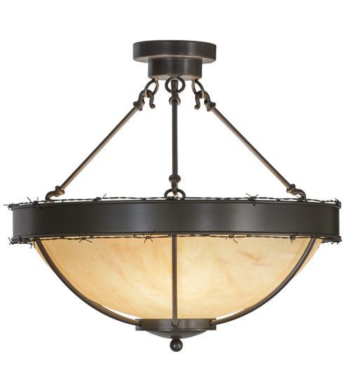 Meyda Tiffany Barbed Wire 148915 Ceiling Light - Timeless Bronze