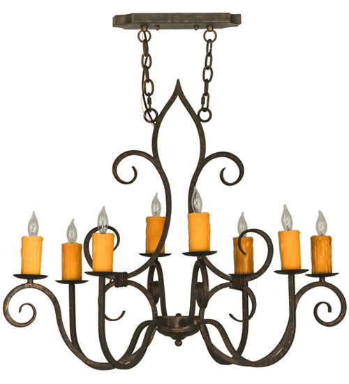 Meyda Tiffany Clifton 149115 Chandelier Light - Oil Rubbed Bronze