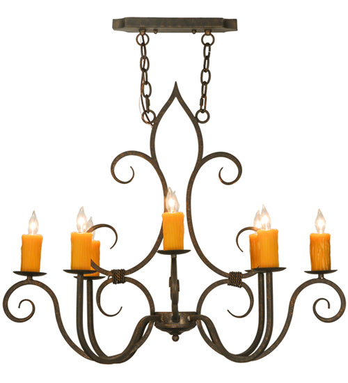 Meyda Tiffany Clifton 149115 Chandelier Light - Oil Rubbed Bronze