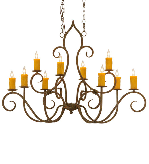 Meyda Tiffany Clifton 149170 Pendant Light - Rust, Custom
