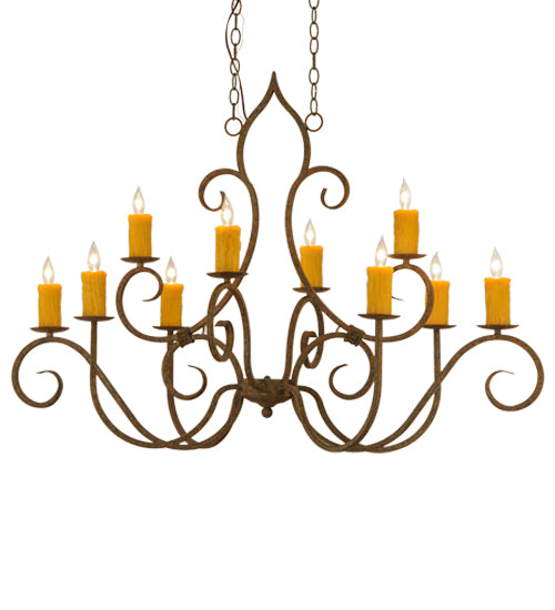 Meyda Tiffany Clifton 149170 Pendant Light - Rust, Custom