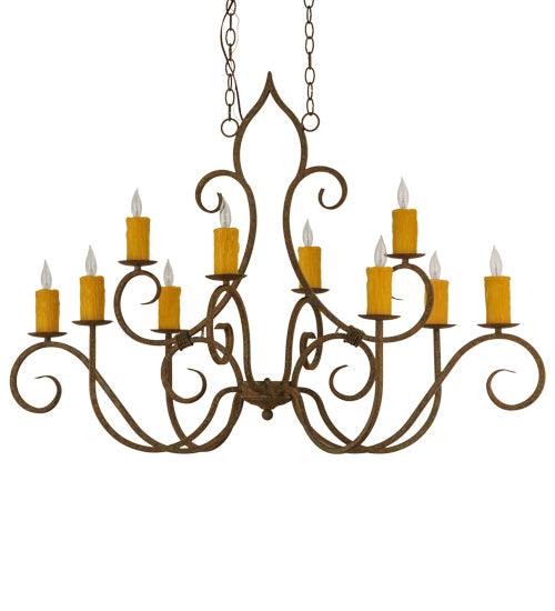 Meyda Tiffany Clifton 149170 Pendant Light - Rust, Custom